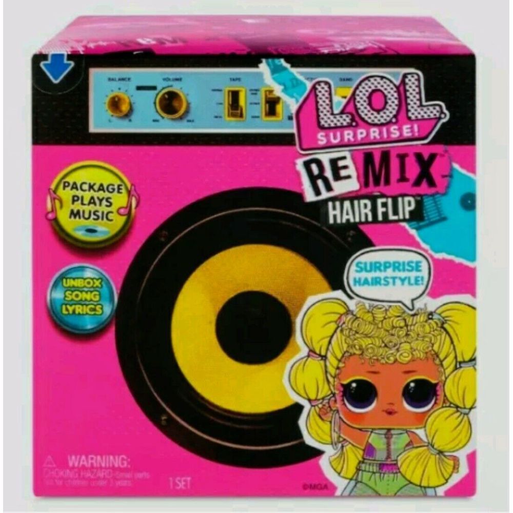 LOL Surprise! Remix Hair Flip Dolls, 15 Surprises